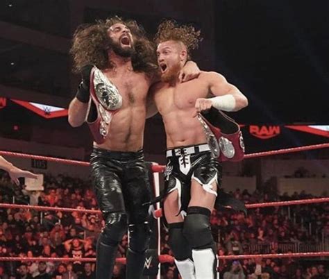 New Raw Tag Team Champion Seth Rollins Buddy Murphy Wrestling Seth