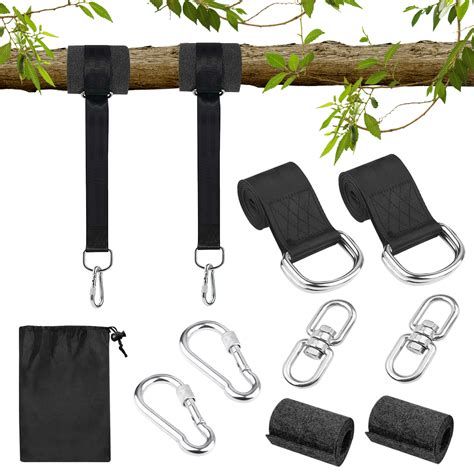 Serenelife Slswng10 Hanging Swing Tree Mount Kit Universal Mounting For Rope Swing Seats