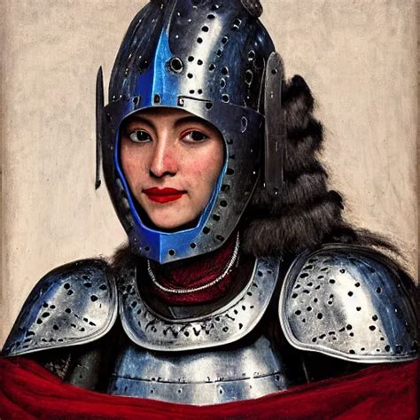 head and shoulders portrait of a female knight, | Stable Diffusion | OpenArt