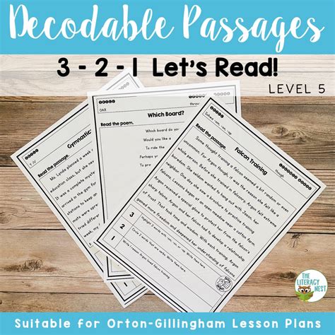 Decodable Passages For Open Syllables The Literacy Nest