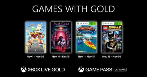 Gwg Games With Gold Jogos Gr Tis Novembro De Na Xbox Live