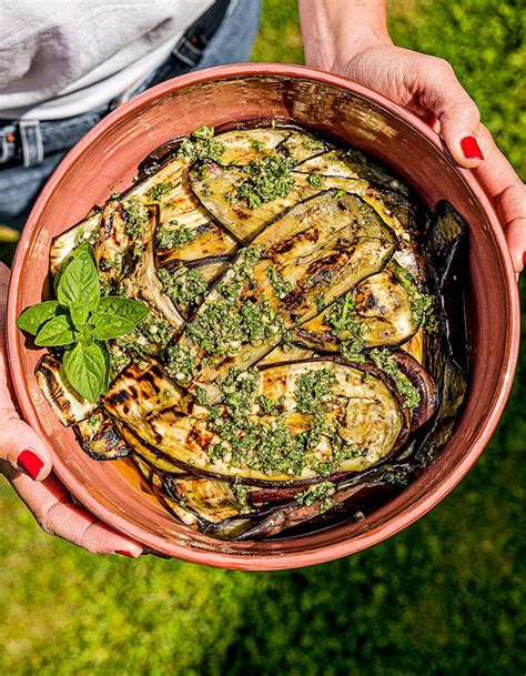 Aubergines Grill Es Pour Personnes Recettes Elle Table