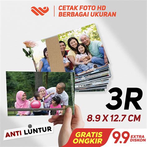 Jual CETAK FOTO UKURAN 3R CUSTOM SEHARI JADI Shopee Indonesia