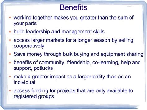 Considerations For Cooperation Cooperative Farming Models