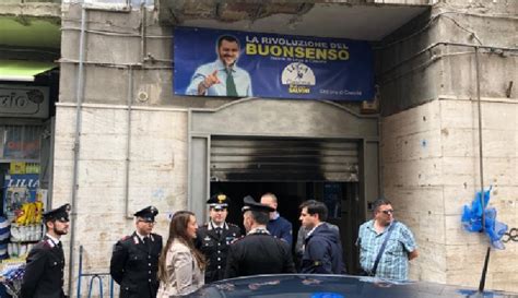 Casoria Napoli Attentato Incendiario Alla Sede Della Lega