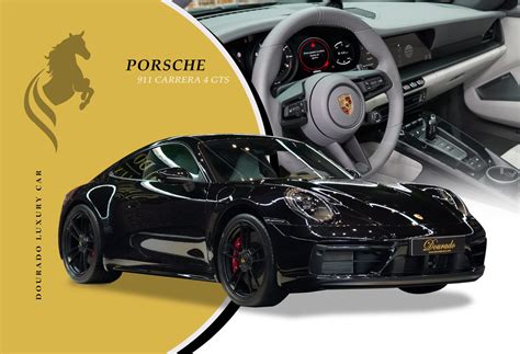 Porsche 911 Carrera 4 GTS in Jet Black - Dourado Luxury Car