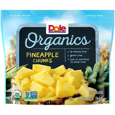 Dole Frozen Pineapple Chunks Nutrition Facts - Nutrition Ftempo