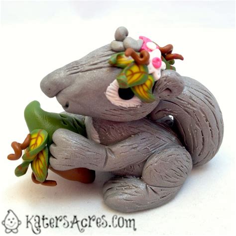 Polymer Clay Squirrel "What-atorial" for the Friesen Project of 2013