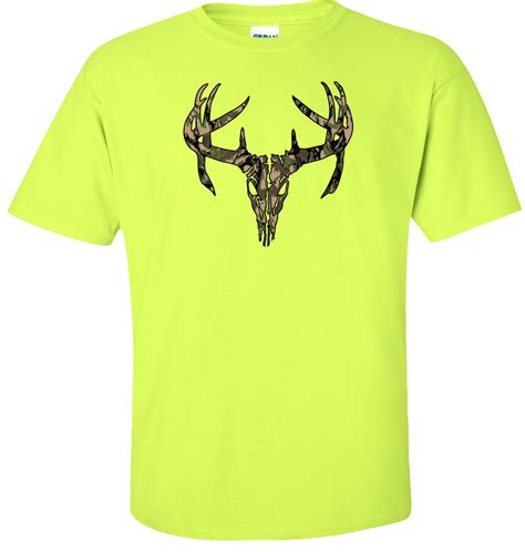 Fair Game Camouflage Deer Skull T Shirt Hunting Buck Elk Walmart