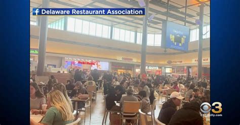 Covid In Delaware Viral Photos Showing Packed Christiana Mall Food