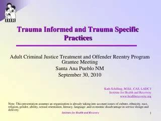 Ppt Trauma Informed Sex Offense Specific Treatment An Approach To Cbt Rp Treatment Powerpoint