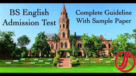 Bs English Admission Test In Gcu Lahore Sample Test Guidelines To