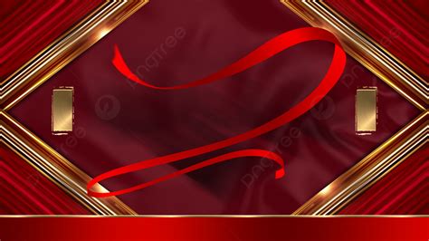 Premium Red Bright Streamer Advertising Background Advertising