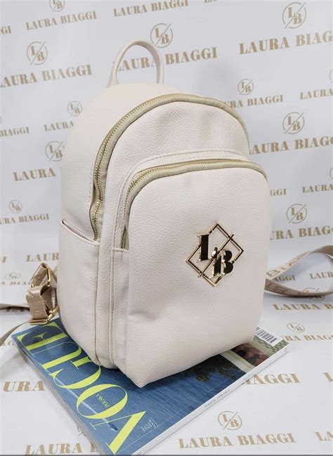 Plecak Miejski Laura Biaggi Light Beige Dzier Oni W Kup Teraz Na