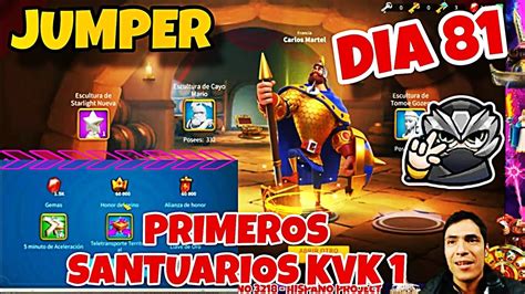 Jumper Serie Dia Recompensas De Santuarios Kvk Rise Of Kingdoms