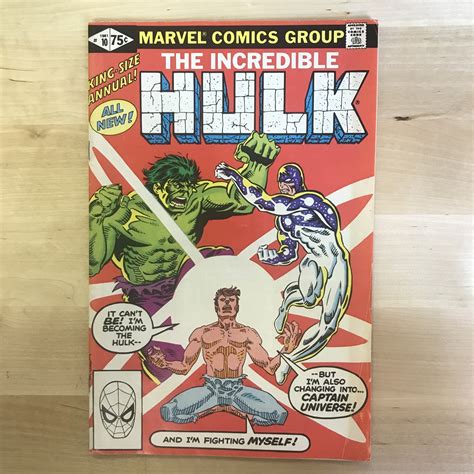 Hulk Incredible Hulk Annual 10 1981 Comic Book MOJOMALA LLC