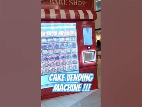 Cake boss Vending Machine! Sawgrass Mills Florida Mall - YouTube