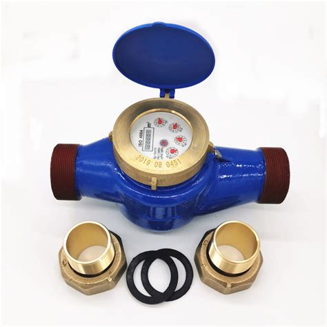 Multi Jet Vane Wheel Dry Dial Iron Water Meter DN15 50 Water Meter