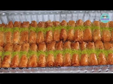 Baklawa Rolls Baklava Turc FACILE et RAPIDE à la pâte à filo YouTube