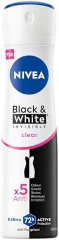 Amazon Nivea For Women Anti Perpirant Spray Invisible For Black