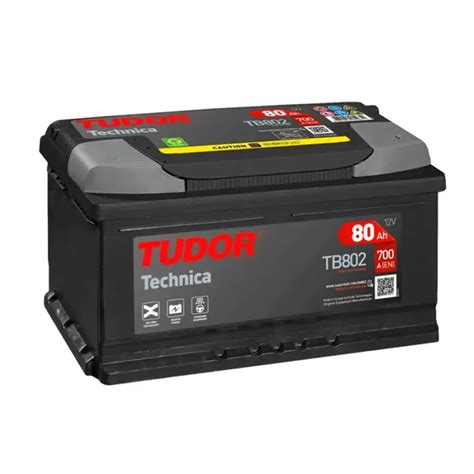 Tudor TB802 Batería De Coche 80Ah 700A EN Volta Baterías