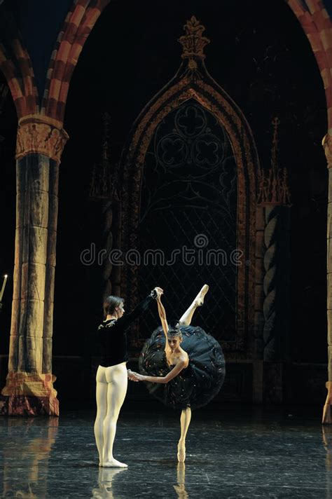 Black Skirt The Prince Adult Ceremony Ballet Swan Lake Editorial Photography Image Of Embrace