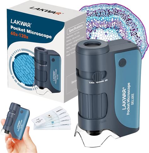 X X Mini Poche Microscope Pour Enfants Adultes Portable