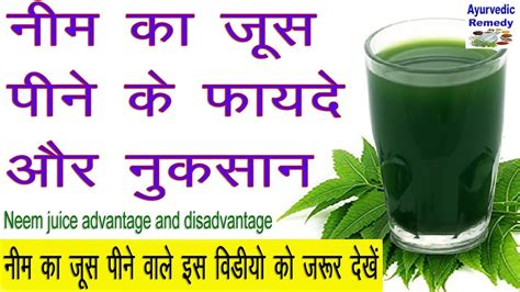 नीम का जूस पीने के फायदे और नुकसान Neem Health Benefits Of Neem Juice Neem Juice Neem