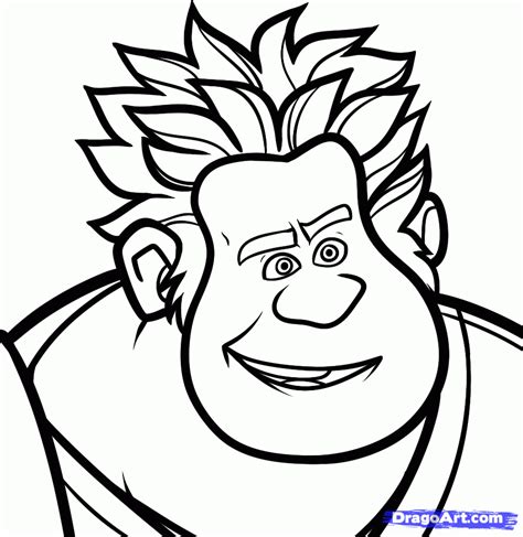 How to Draw Ralph from Disney's Wreck-It Ralph | Wreck it ralph ...