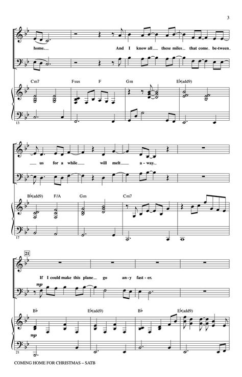 Coming Home For Christmas Sheet Music by Jim Brickman (SKU: 08748456 ...