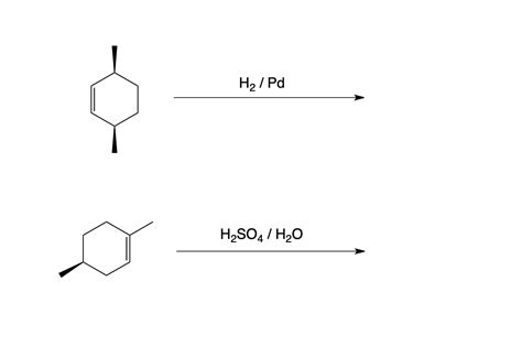 Solved H2/Pd H2SO4/H2O | Chegg.com