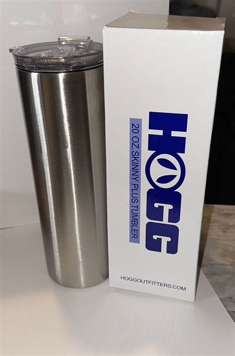 20oz Skinny Stainless Steel Tumblers With Lids And Straws Hogg Stainless Steel 20 Oz Skinny