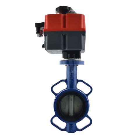 Economy J J Electric Actuated Wafer Butterfly Valve Valves Online