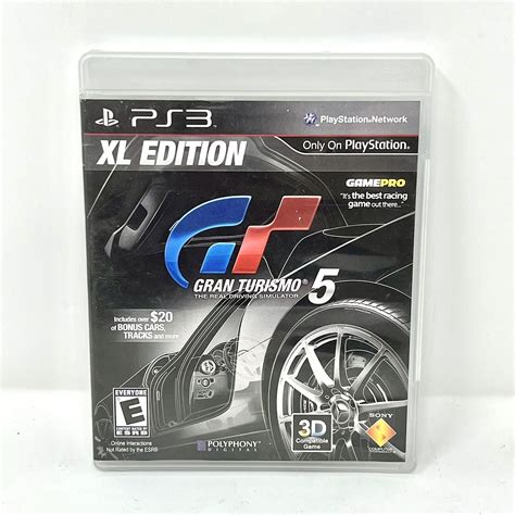 Gran Turismo 5 XL Edition For PlayStation 3 PS3 2010 Complete W Manual