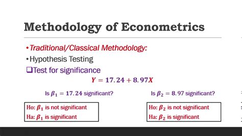 Methodology Of Econometrics YouTube