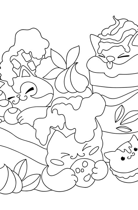 Coloriage Chats Doux En Ligne Coloring For Adults