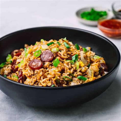 Chinese Sausage Fried Rice - Posh Journal