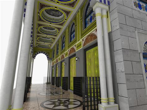 Umar Bin Khattab Mosque Model - TurboSquid 1970953