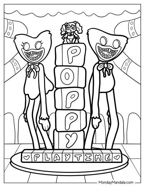 20 Poppy Playtime Coloring Pages Free Pdf Printables Artofit