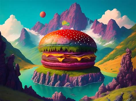 Premium Ai Image A Delicious Burger Generative Ai