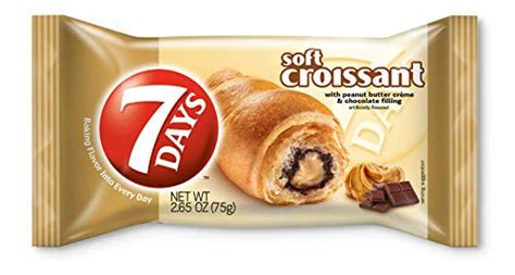 7Days Soft Croissant, Peanut Butter Chocolate Filling, Perfect ...