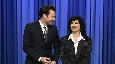 Demi Lovato Co Hosts The Tonight Show With Jimmy Fallon