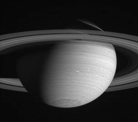 Nasa Cassini Saturn Image Atmospheric Detail In The Near Infrared