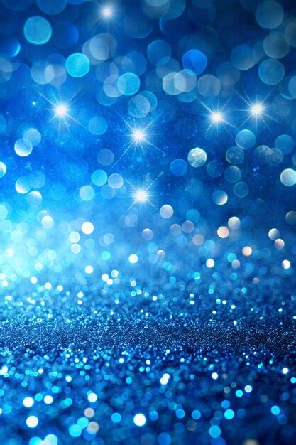 Blue Sparkle Glitter Abstract Background Abstract Blue Sparkle Glitter