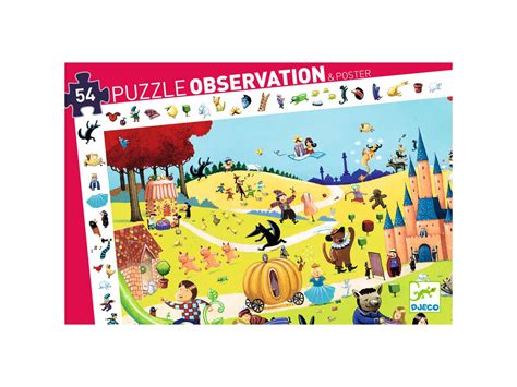 Djeco Puzzles Observation Contes 54 Pcs