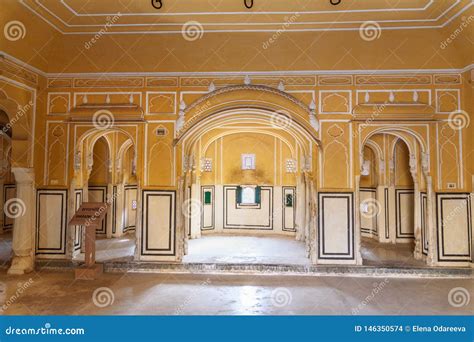 Interior Of Hawa Mahal Palace Is Palace Of Winds In Jaipur India Stock