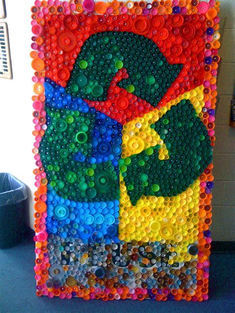 See The Source Image Bottle Cap Art Recycled Art Bottle Top Art