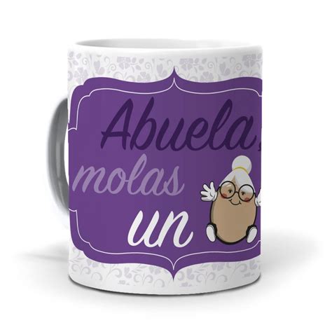 Taza Desayuno Original Y Personalizada Para Regalo A Abuelas Abuela