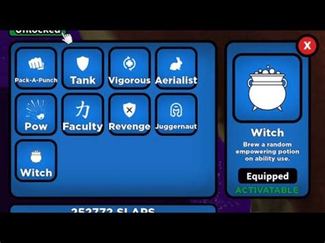 All The Different Potions And How To Get The New Witch Glove In Slap