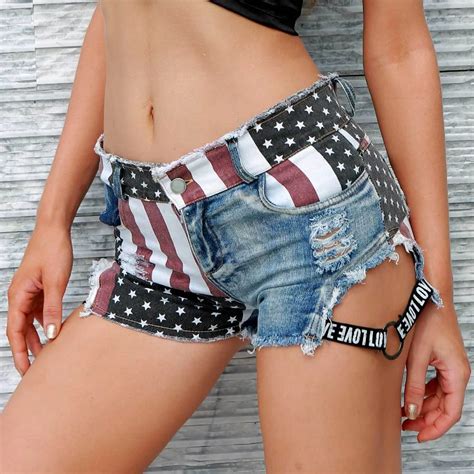 Buy Vintage Ripped Hole Denim Shorts Sexy Women Skinny